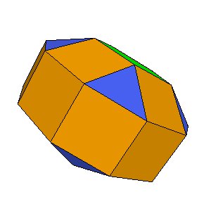 J38 Elongated Pentagonal Orthobicupola