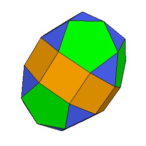 J42 Elongated Pentagonal Orthobirotunda
