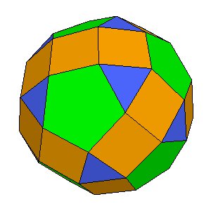 J75 Trigyrate Rhombicosidodecahedron