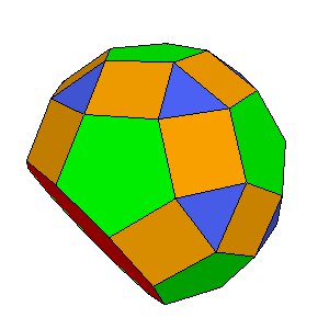 J76 Diminished Rhombicosidodecahedron