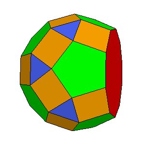 J78 Metagyrate Diminished Rhombicosidodecahedron