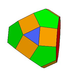 J83 Tridiminished Rhombicosidodecahedron