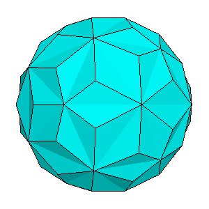 Small Hexagonal Hexecontahedron